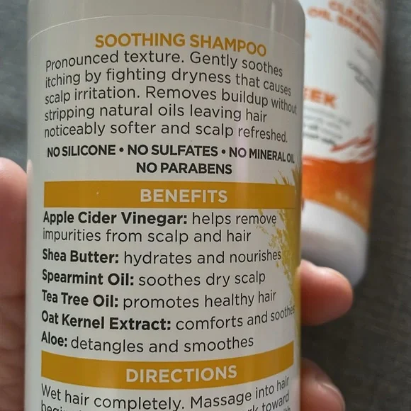 TXTR by CANTU Apple Cider Tea Tree Soothing Shampoo & Cleansing Shampoo - Picture 6 of 12